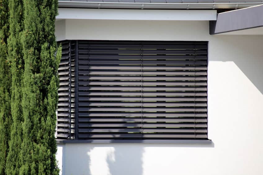 solar screen installation on a residential home in austin