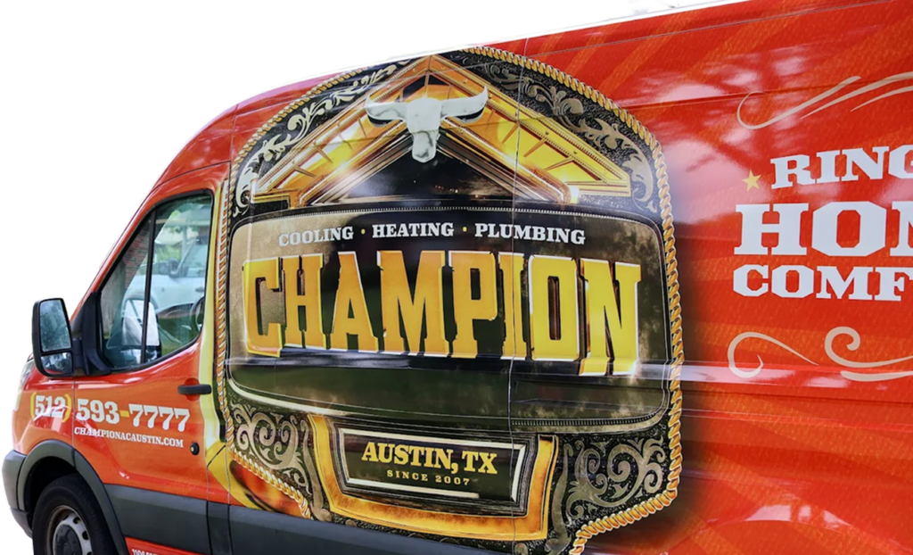 Champion Austin Branded Van