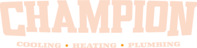 Champion Cooling Heating and Plumbing Logo